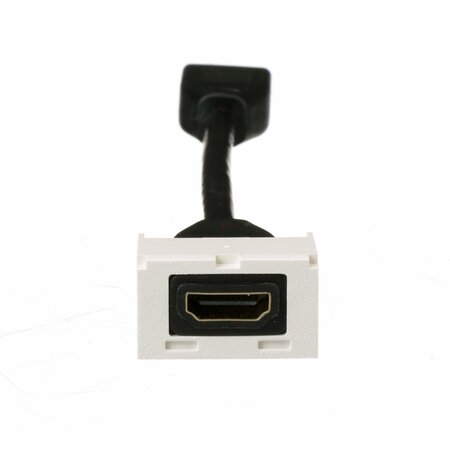 PANDUIT MINI-COM HDMI 2.0 COUPLER MODULE W/ PI CMHDMITIW